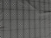 Checkered optical illusion.